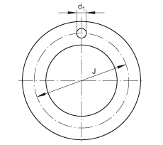 推力墊圈 EGW32-E40, 推力墊圈，免維護，帶鋼襯