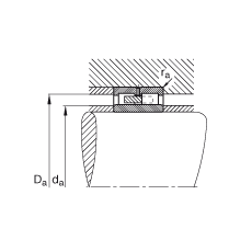 圓柱滾子軸承 NNU4930-S-M-P5-C3, 浮動(dòng)軸承，雙列，可分離，帶保持架