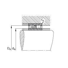 圓柱滾子軸承 NNU4188-M, 浮動(dòng)軸承，雙列，可分離，帶保持架