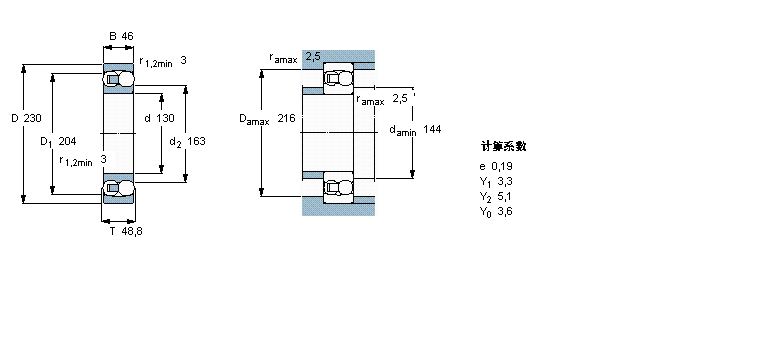 SKF 自調(diào)心球軸承, 圓柱孔和圓錐孔, 圓柱型內(nèi)孔, 無密封件1226M樣本圖片