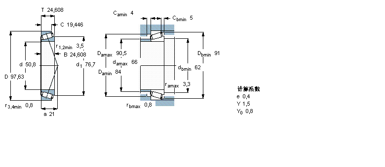 SKF 圓錐滾子軸承, 單列, 英制軸承28678/28622B/Q樣本圖片