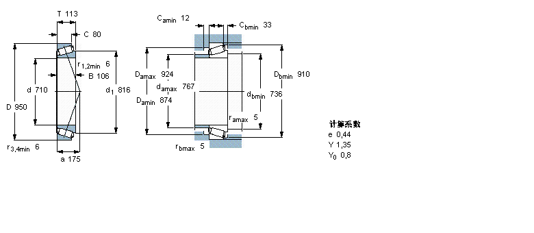 SKF 圓錐滾子軸承, 單列, 公制軸承BT1B332890/HA1樣本圖片