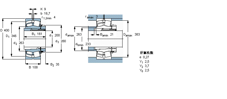 SKF 球面滾子軸承, 帶緊定套的22244CCK/W33+OH3144H樣本圖片