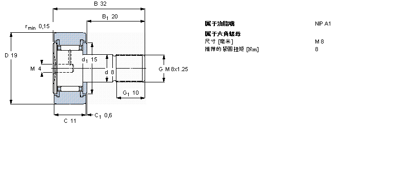 SKF 凸輪從動件KR19PPA樣本圖片
