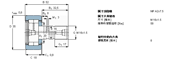 SKF 凸輪從動件NUKR35A樣本圖片