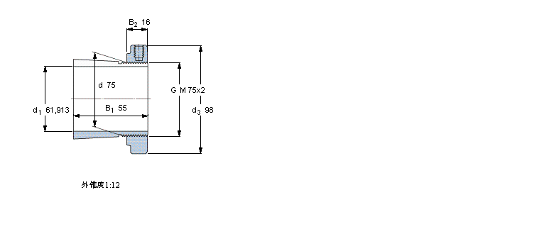 SKF 用于英制軸的緊定套HA315E樣本圖片