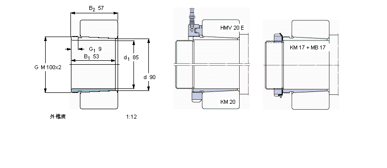 SKF 退卸套AHX318樣本圖片