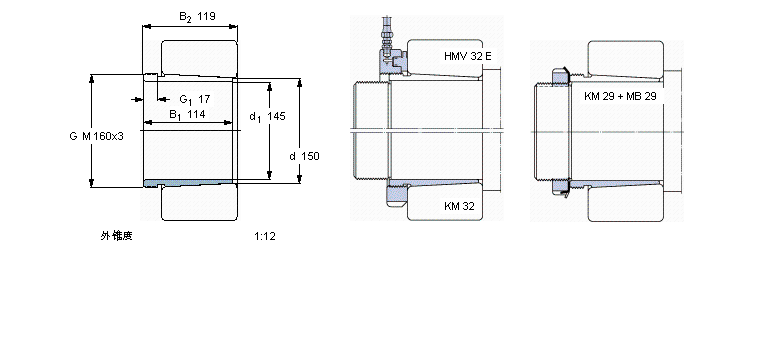 SKF 退卸套AHX3230G樣本圖片